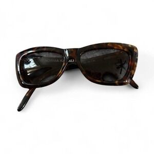 Norma Kamali Brown Tortoise Sunglasses